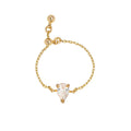 Franziska 14K Gold Teardrop Ring