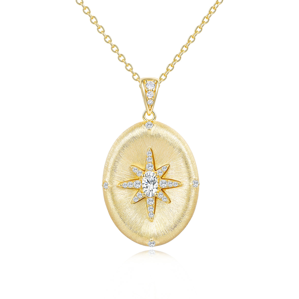 Moissanite Pendant Necklace