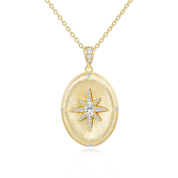Moissanite Pendant Necklace