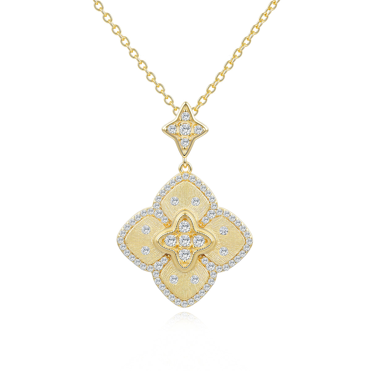 Moissanite Pendant Necklace