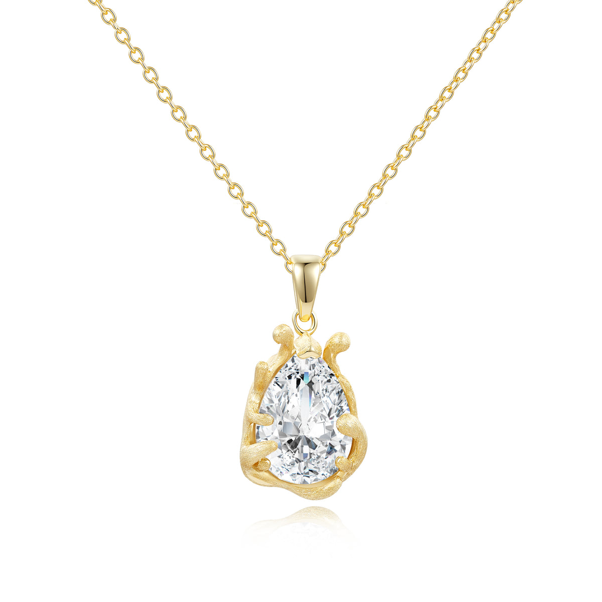 Moissanite Pendant Necklace