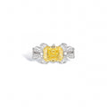 Galatée Yellow Butterfly Ring