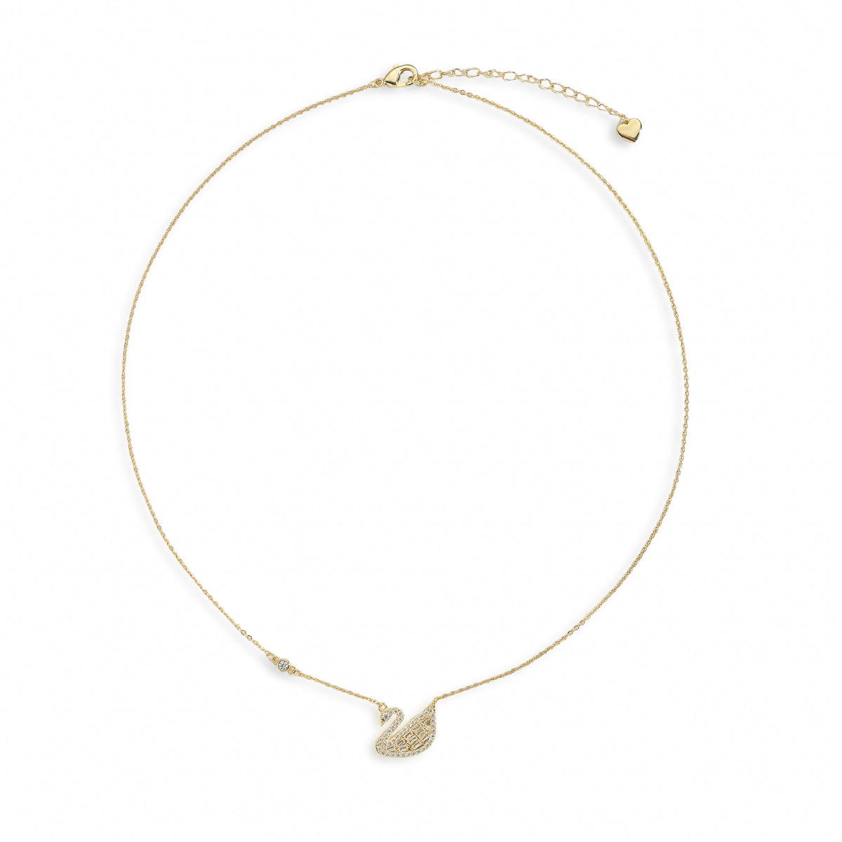 Geneviève 18K Gold Swan Necklace