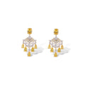 Gretchen Yellow Chandelier Earrings