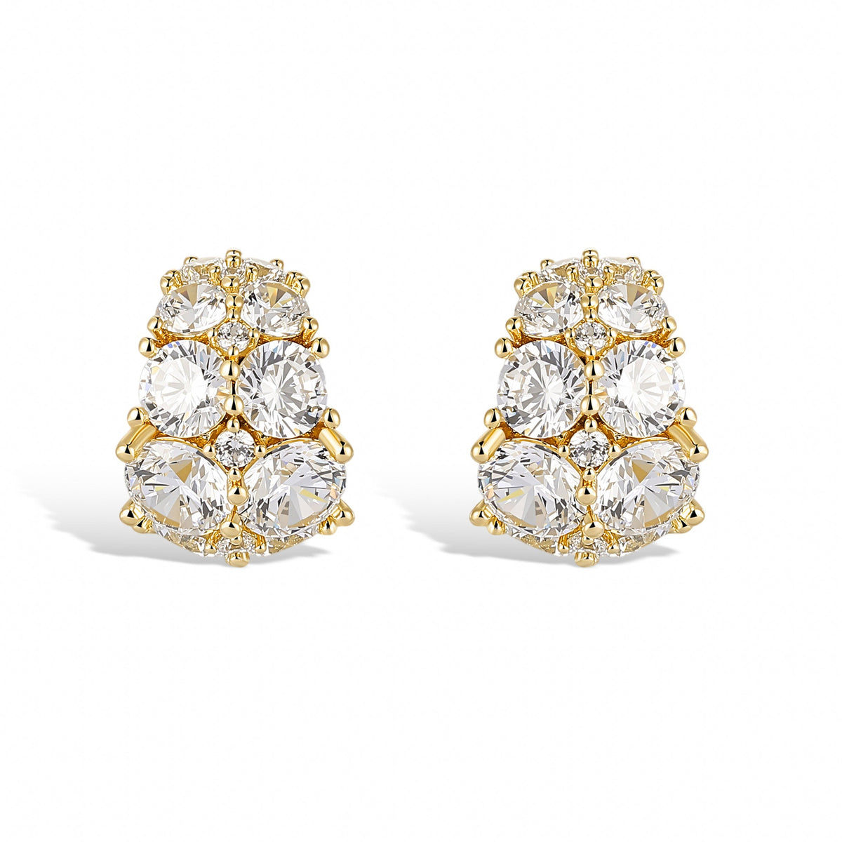 Hanaë 14K Gold Hollowed Earrings