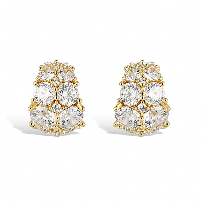 Hanaë 14K Gold Hollowed Earrings