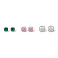 Inès Square Zircon Earring Set