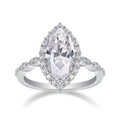 Infante White Marquise Moissanite Ring