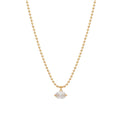 Inken 14K Gold Oval Necklace