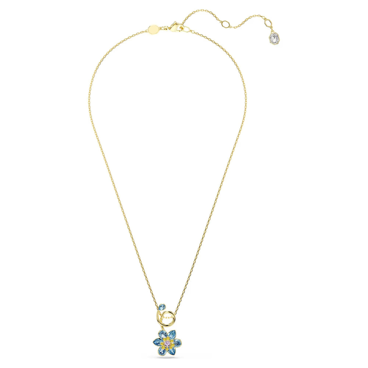 Jetta Blue Floral Necklace