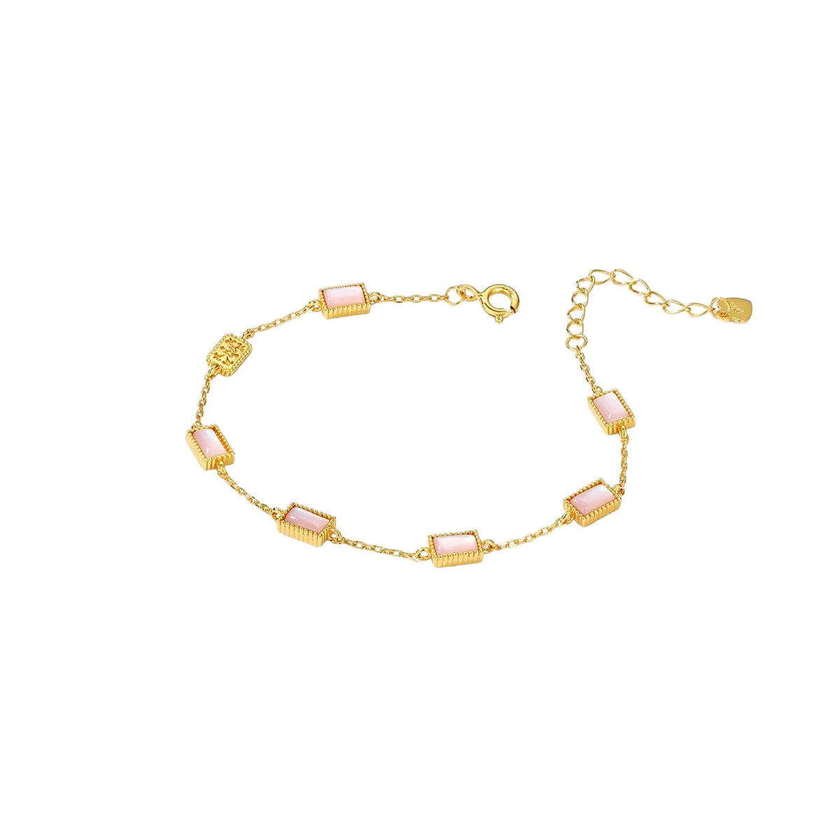 Janelle Pink Shell Bracelet