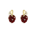 Janneke Red Raspberry Earrings