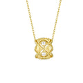 Johanna 14K Gold Barrel Necklace