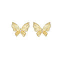 Jördis 14K Gold Butterfly Stud Earrings