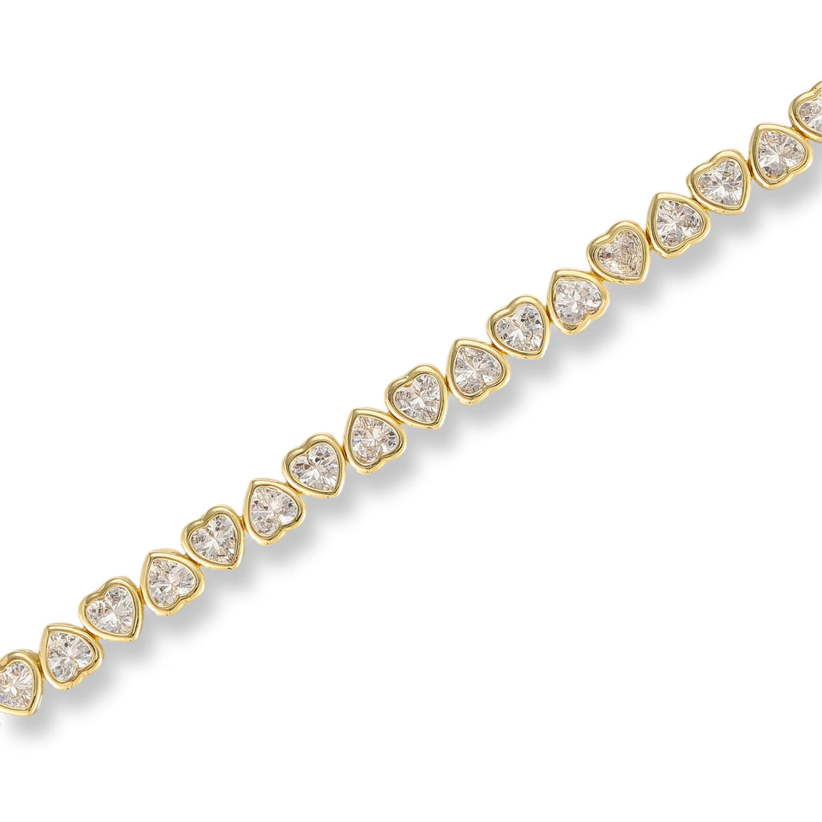 Jule 14K Gold Heart Bracelet