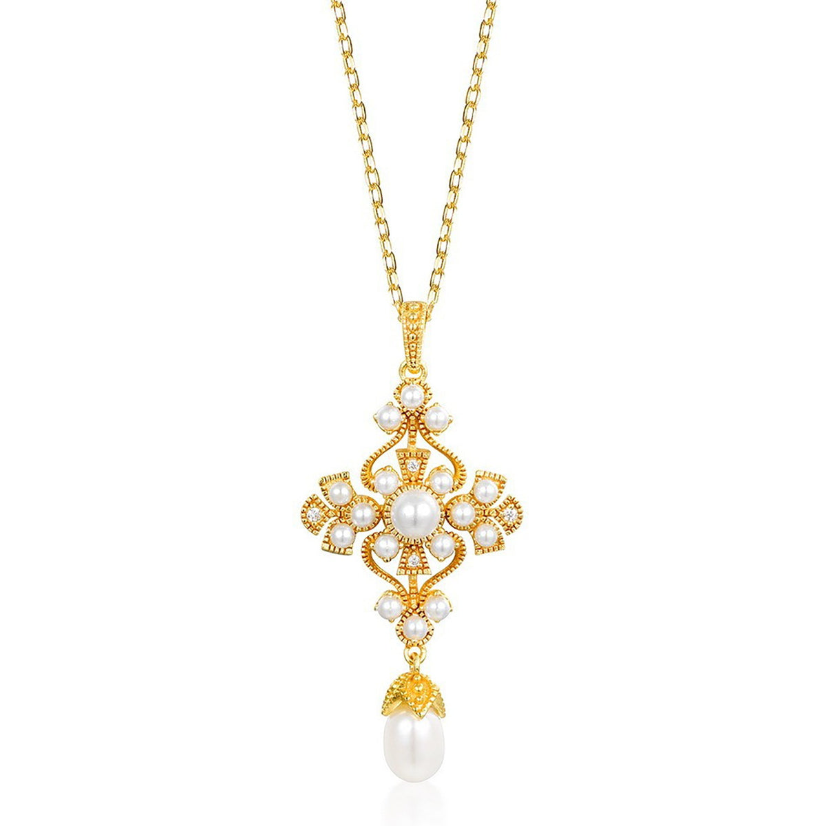 Karelle 14K Gold Pearls Necklace