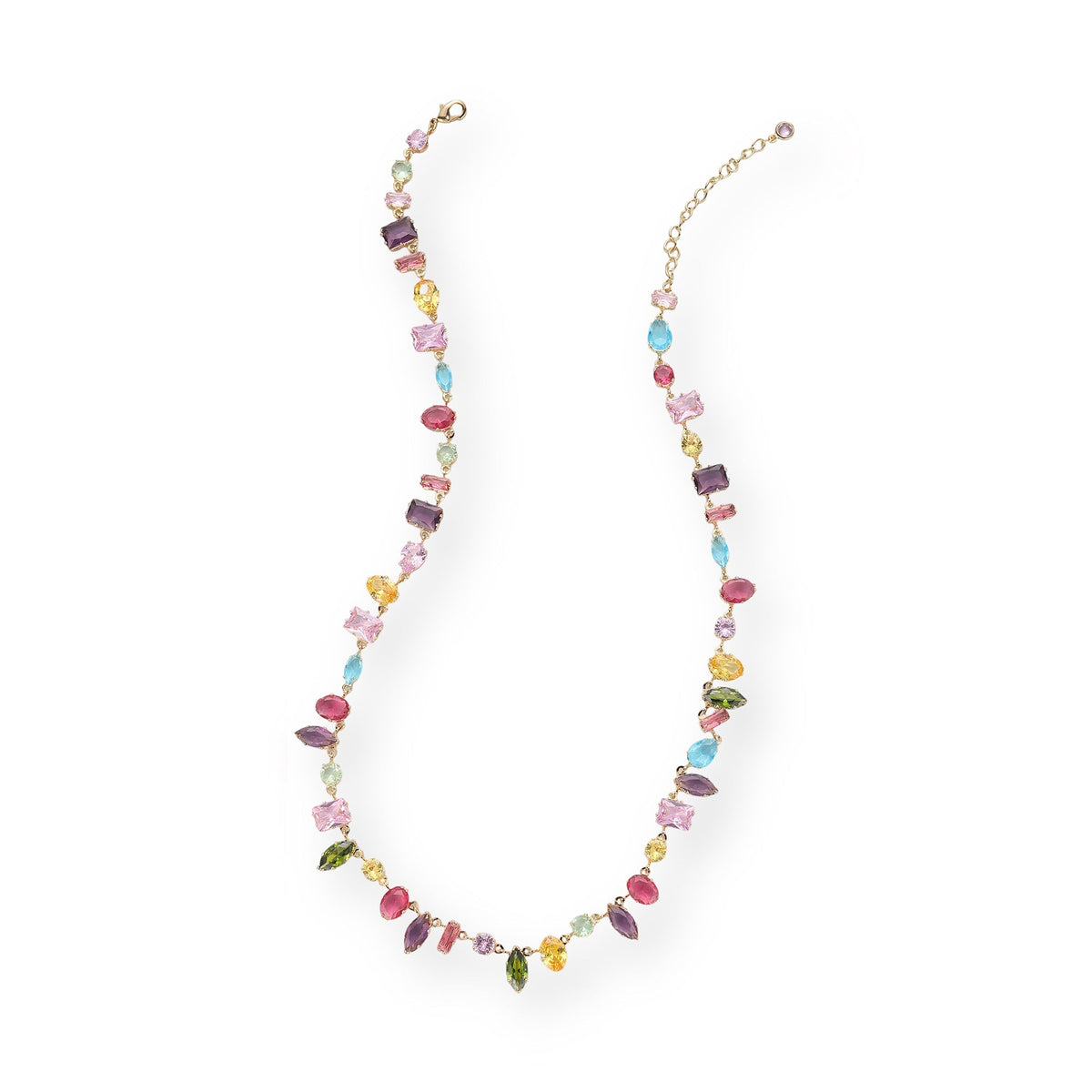 Katherina Multicolor Mixed Shape Necklace