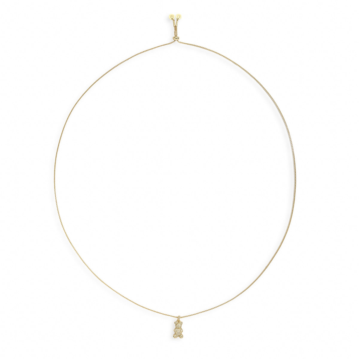 Kélyanne 18K Gold Small Bear Necklace
