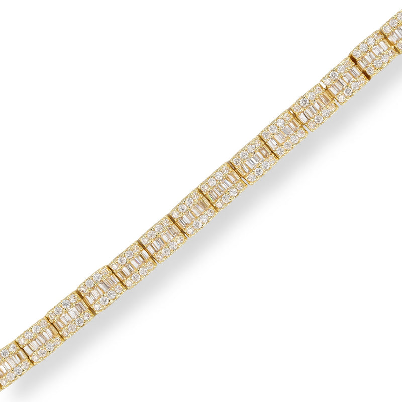 Konstanze 14K Gold Square Tennis Bracelet