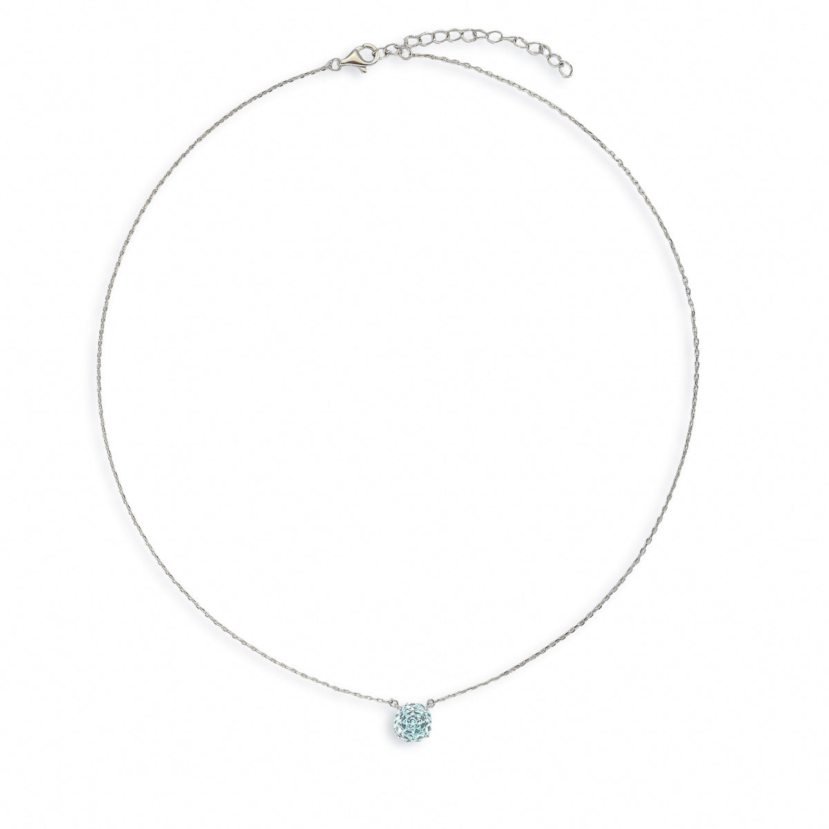Lætitia Blue Floral Necklace