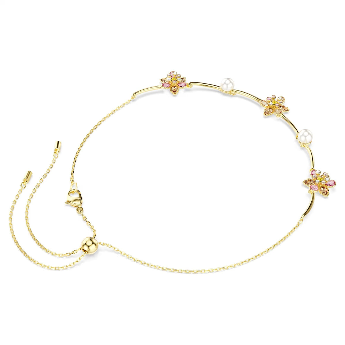 Liane Multicolor Floral Pearl Necklace