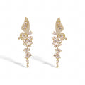 Liesl 14K Gold Butterfly Earrings