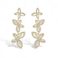 Limenitis 14K Gold Butterfly Earrings
