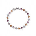 Lisbeth Multicolor Trèfle Bracelet