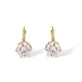 Luitgard 14K Gold Round Huggie Earrings