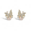 Maëlle 14K Gold Butterfly Stud Earrings