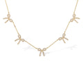 Manuela 14K Gold Delicate Bow Necklace