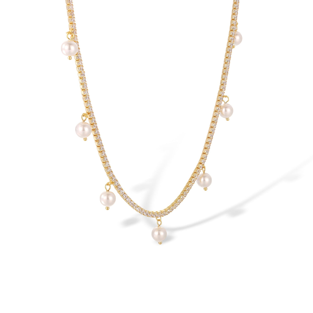 Marisol 14K Gold Pearl Necklace