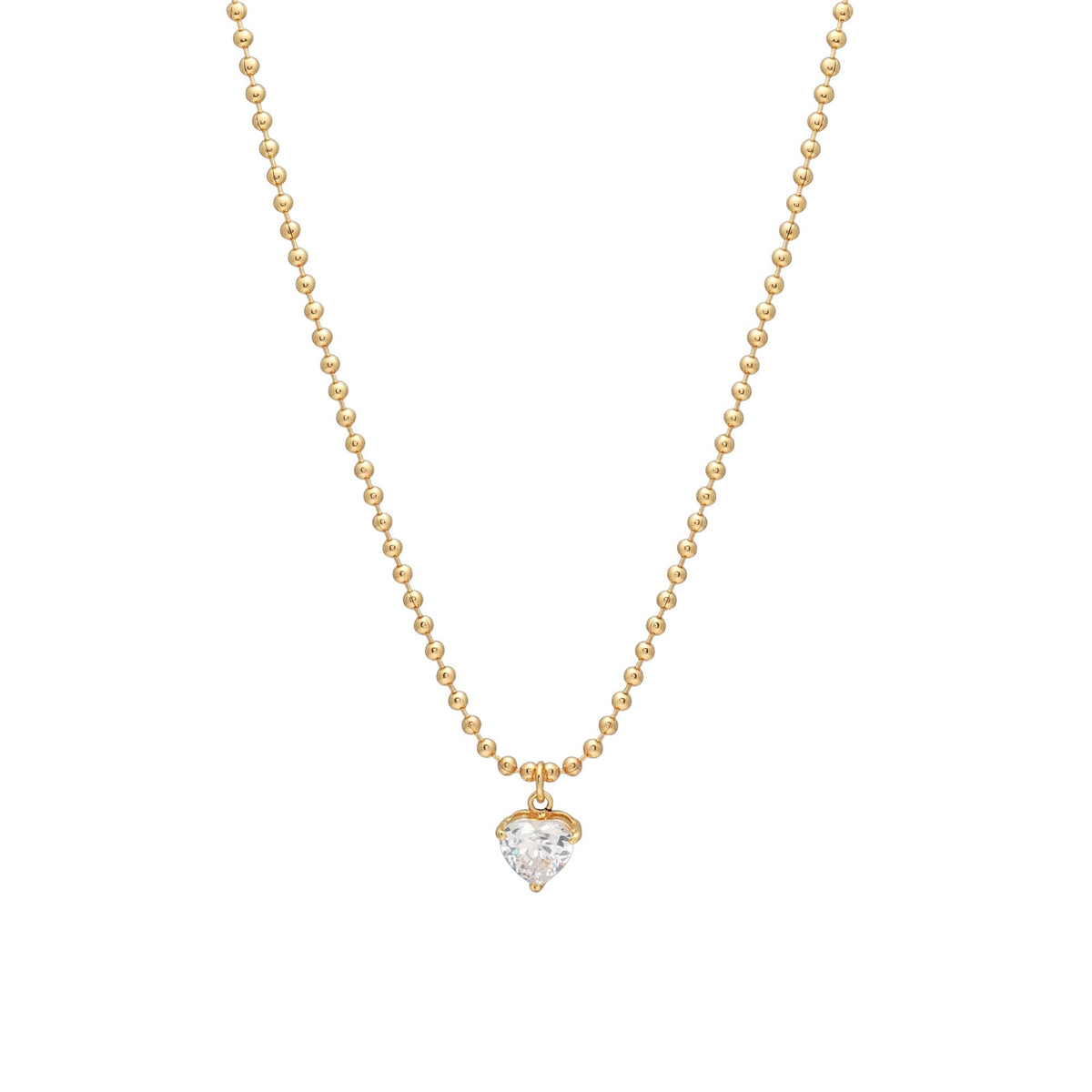 Marita 14K Gold Heart Necklace