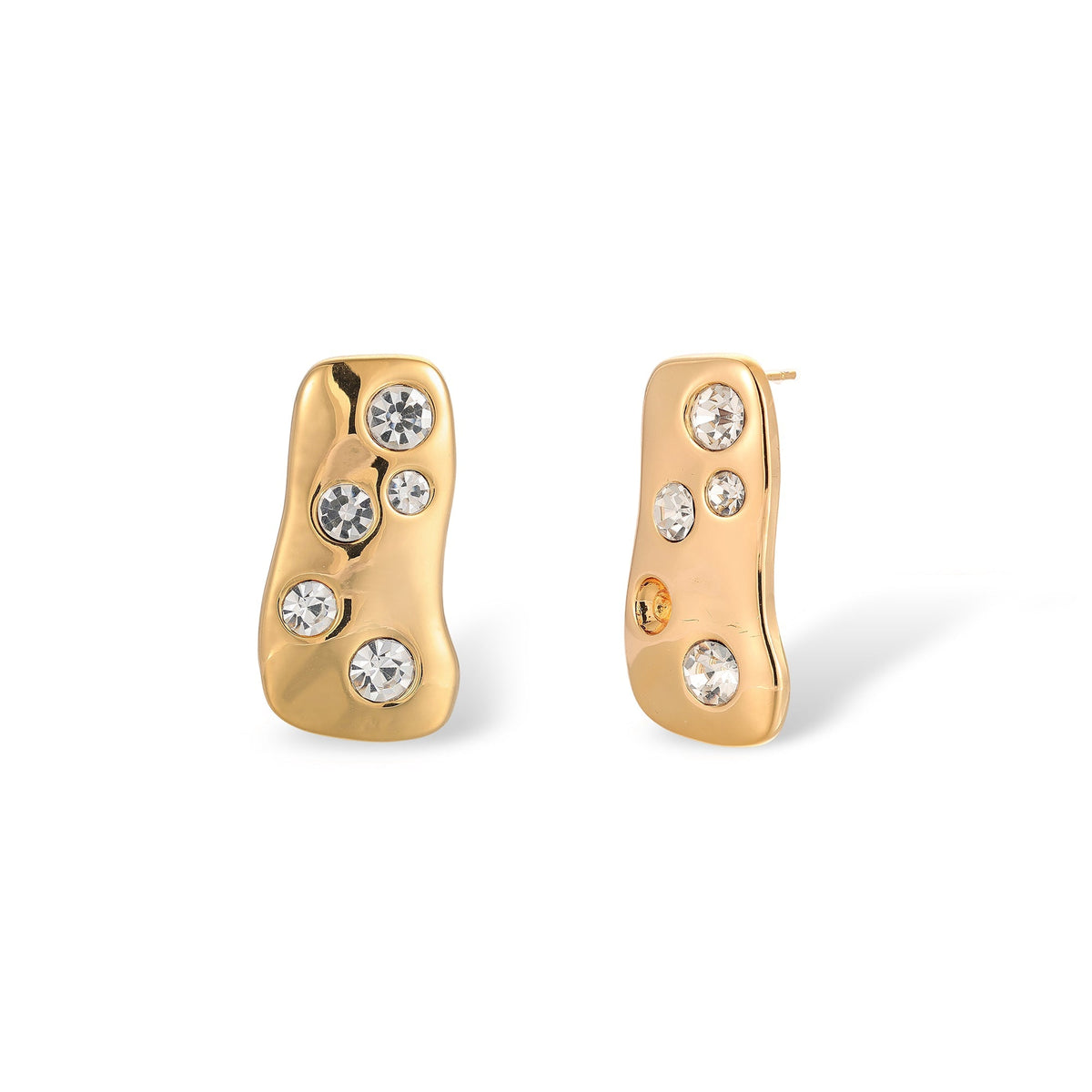 Mirela 14K Gold Irregular Earrings