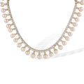 Myrtille White Pearl Choker Necklace