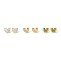 Nadine Heart Earring Set