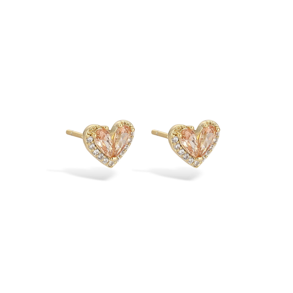 Nadine Heart Earring Set