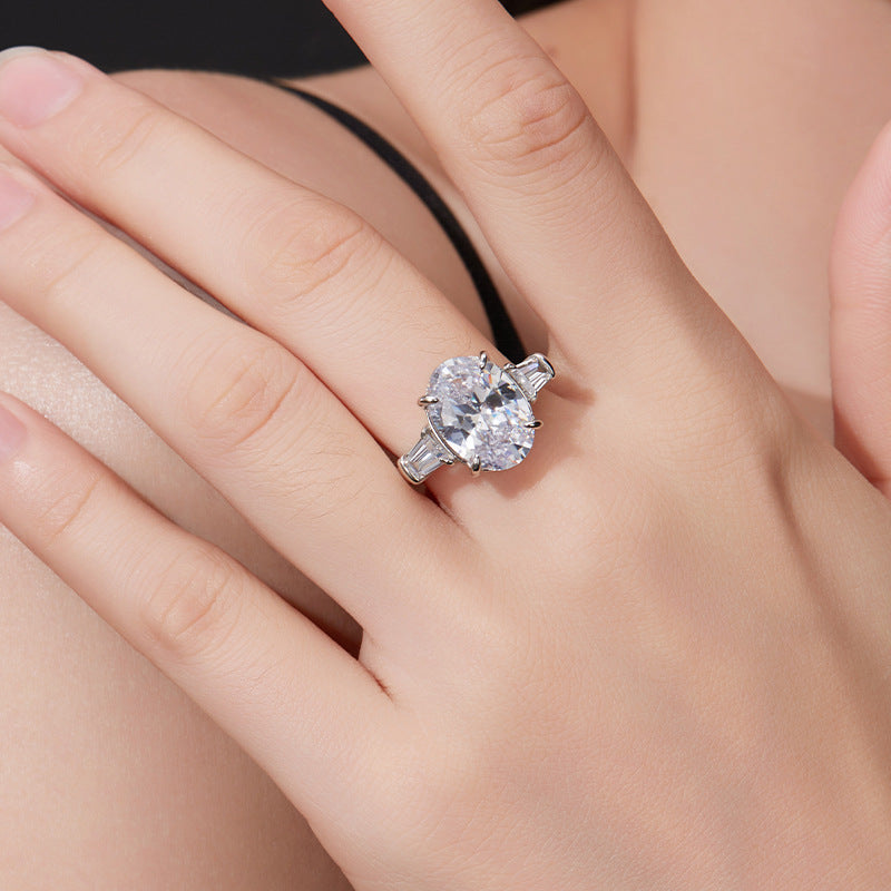 Moissanite Pavé Band Ring