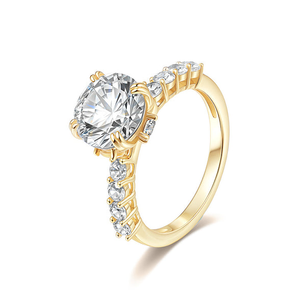 Moissanite Solitaire Ring