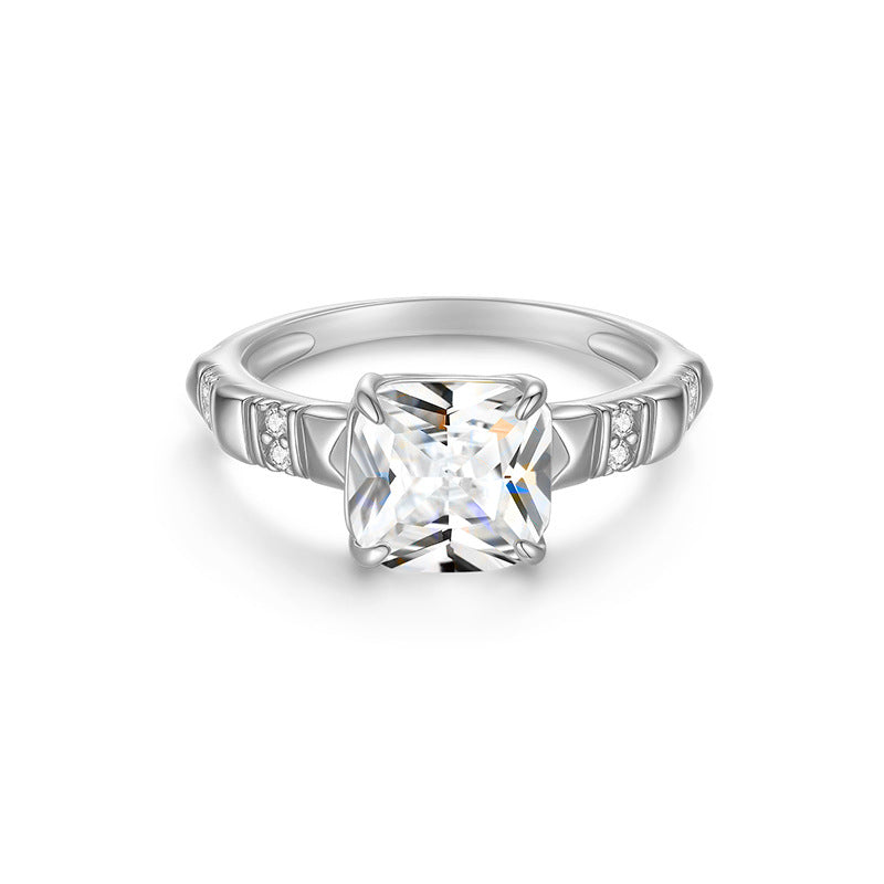 Moissanite Solitaire Ring