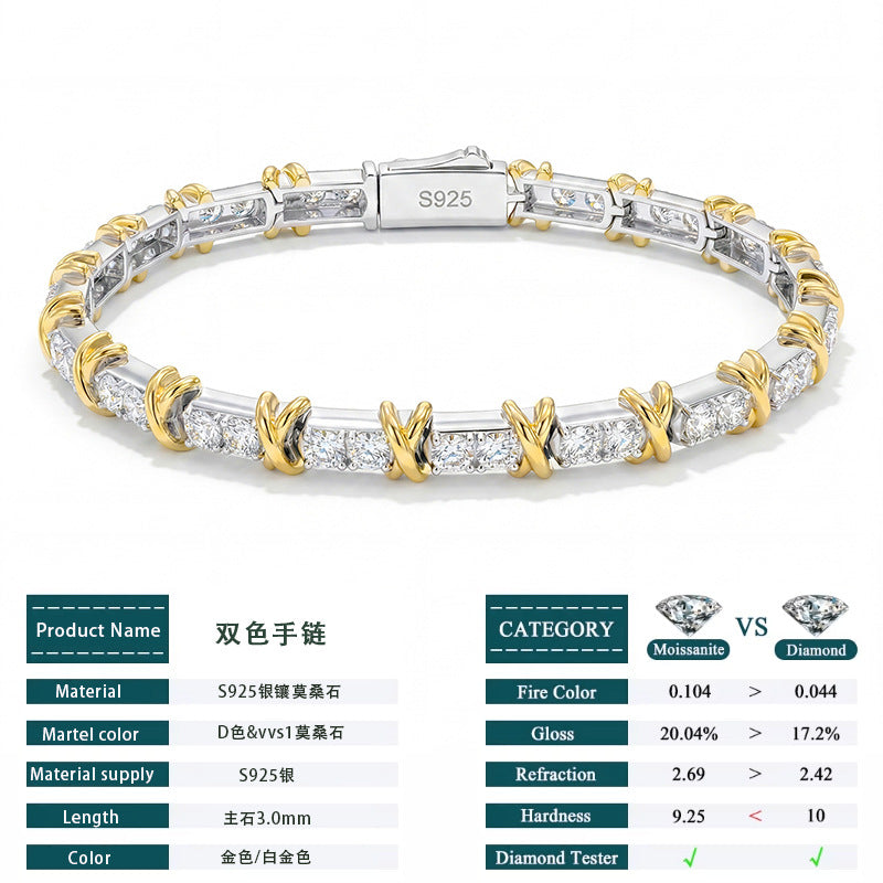 Moissanite Tennis Bracelet