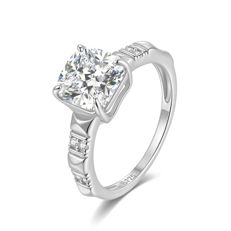 Moissanite Solitaire Ring