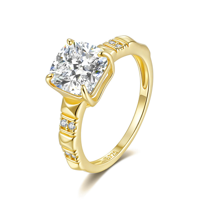 Moissanite Solitaire Ring