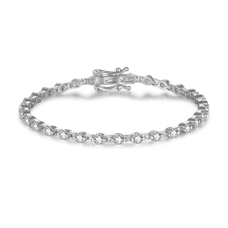 3.0mm Moissanite Tennis Bracelet