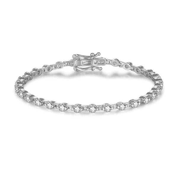 3.0mm Moissanite Tennis Bracelet