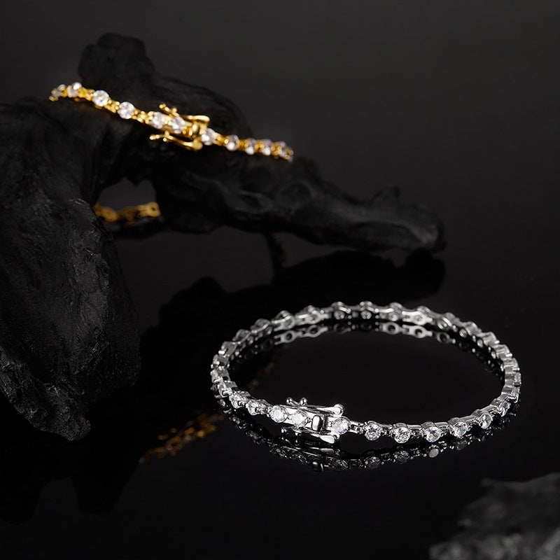 3.0mm Moissanite Tennis Bracelet