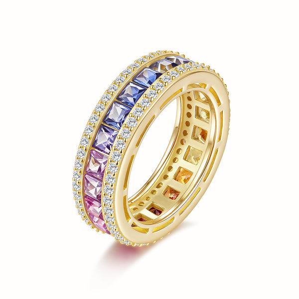 Moissanite Pavé Band Ring