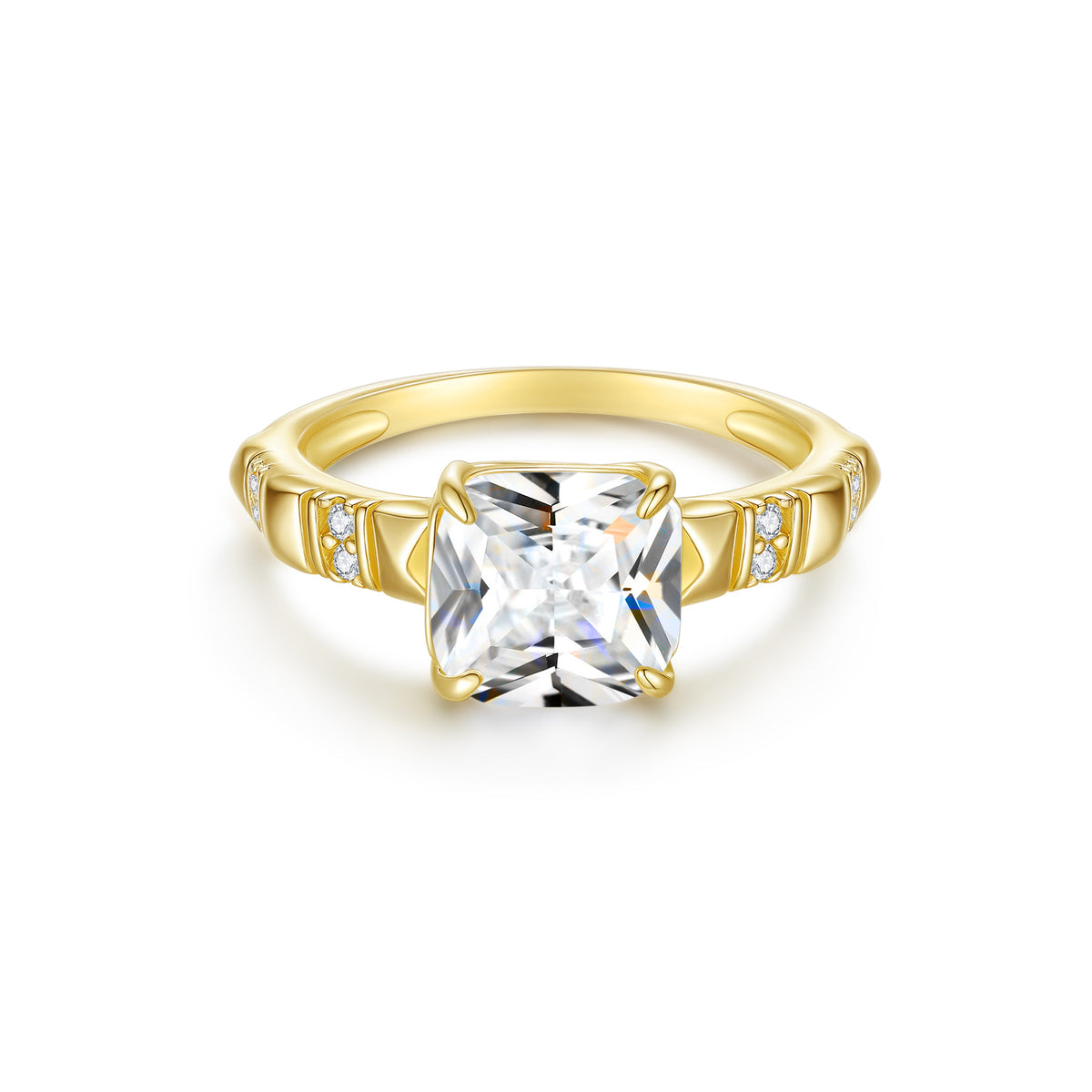 Moissanite Solitaire Ring