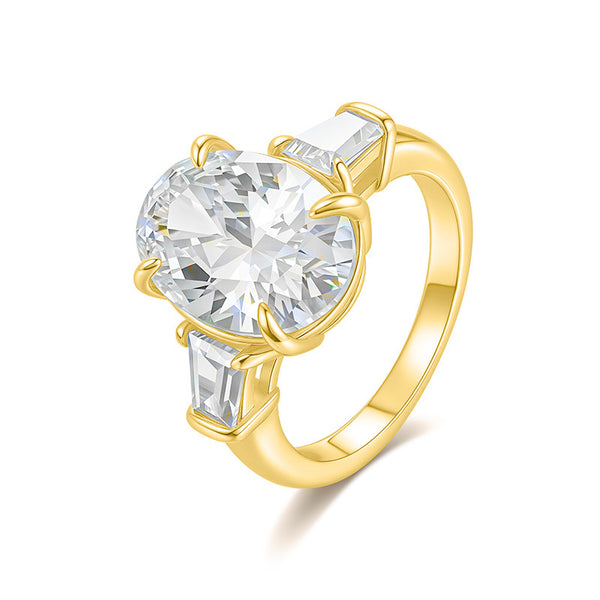 Moissanite Pavé Band Ring