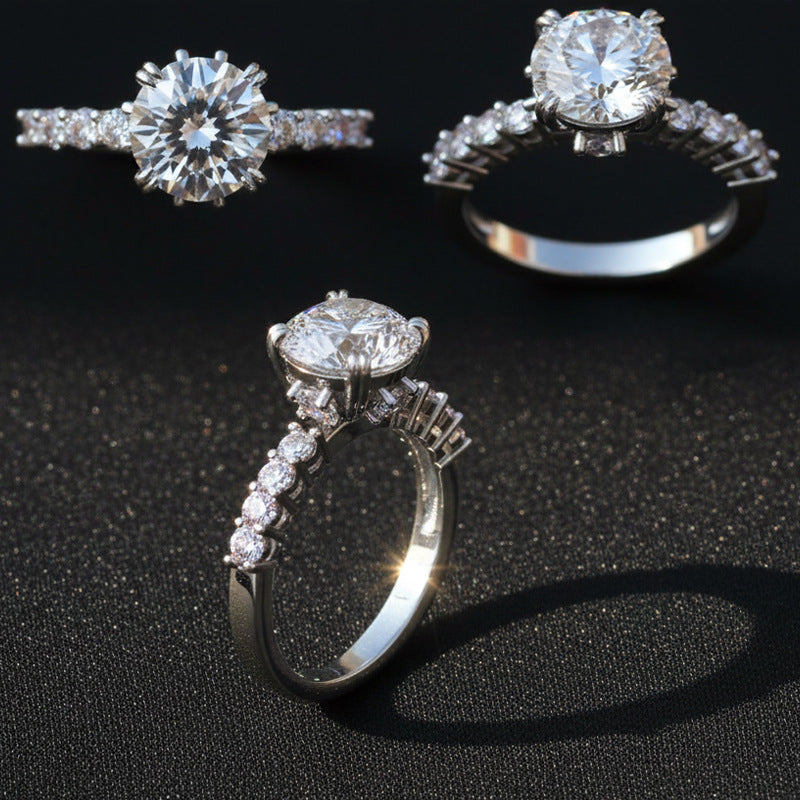 Moissanite Solitaire Ring